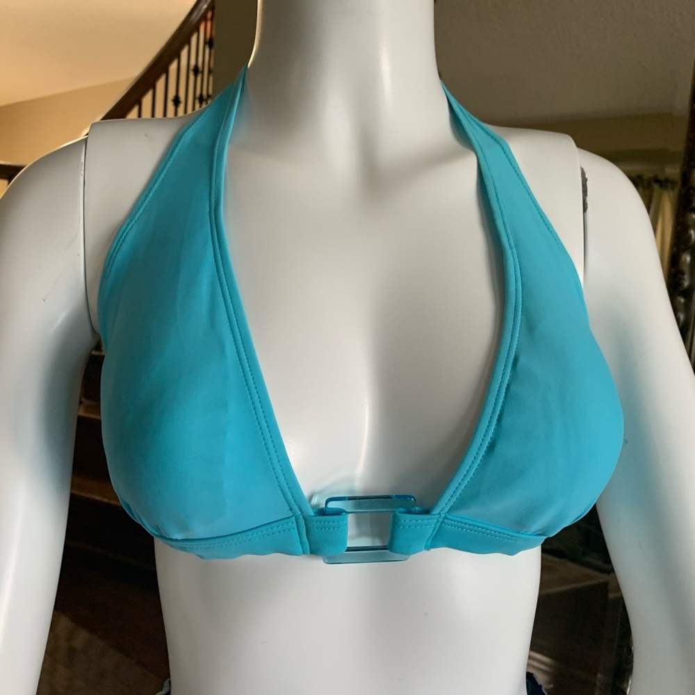 Turquoise Blue Bikini Top